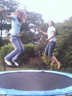 Met Liane op de trampo!
